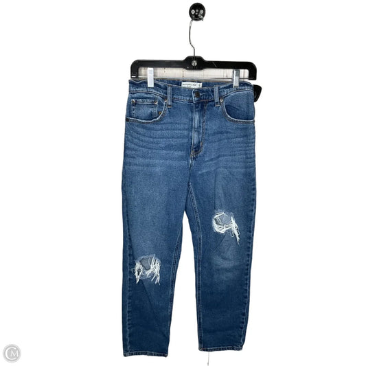 Jeans Boot Cut By Abercrombie And Fitch In Blue, Size: 2