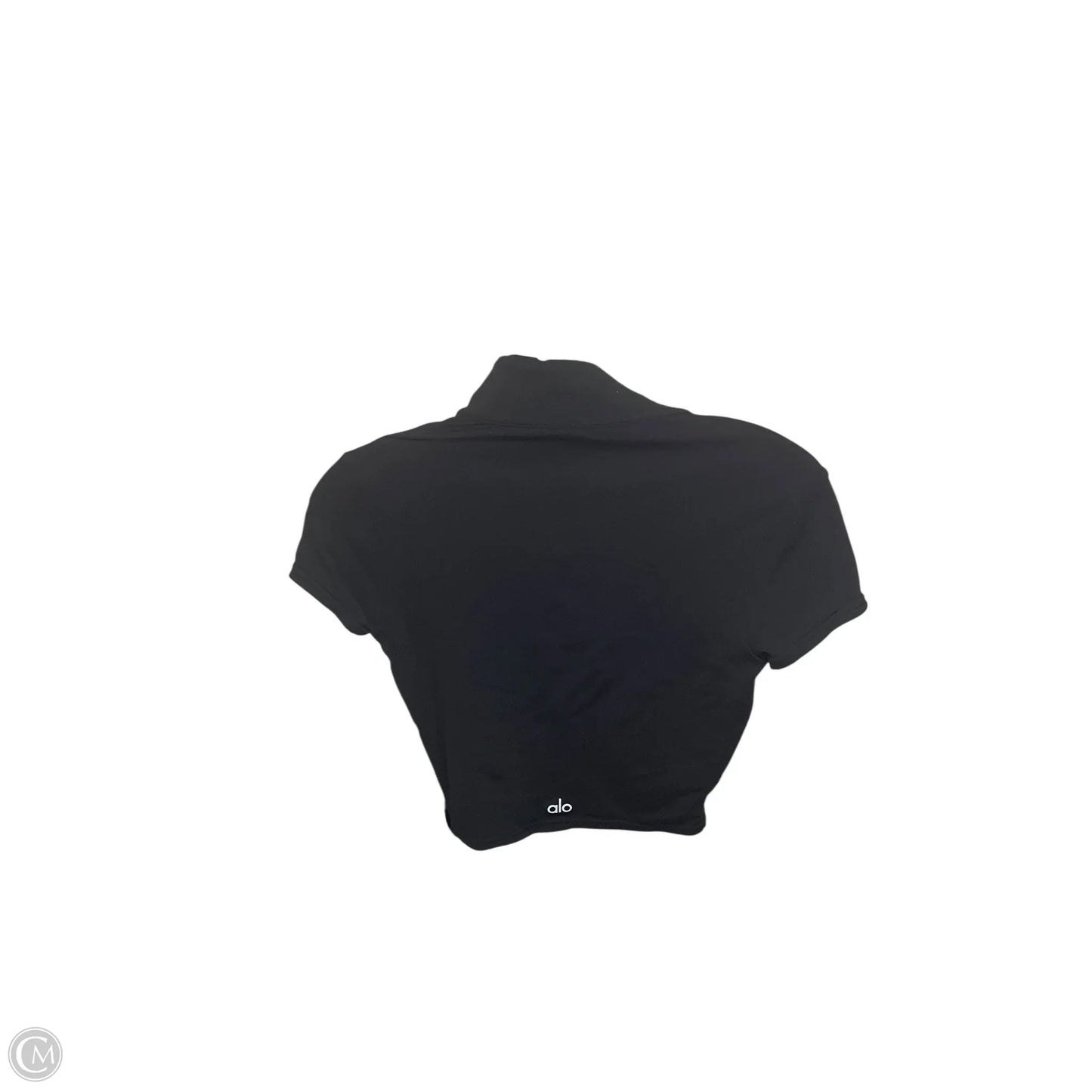 Athletic Top Short Sleeve By Alo In Black, Size: Xs