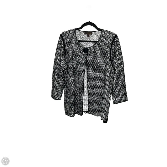 Shawl By Dana Buchman In Black & White, Size: L