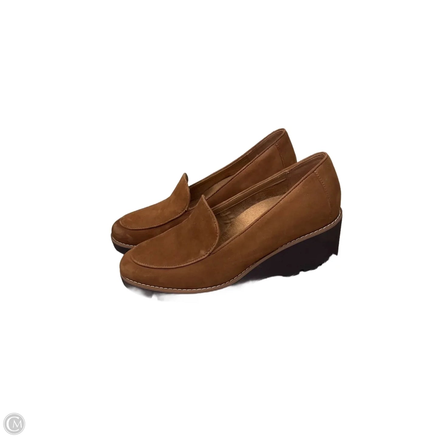 Shoes Heels Block By Vionic In Brown, Size: 7.5