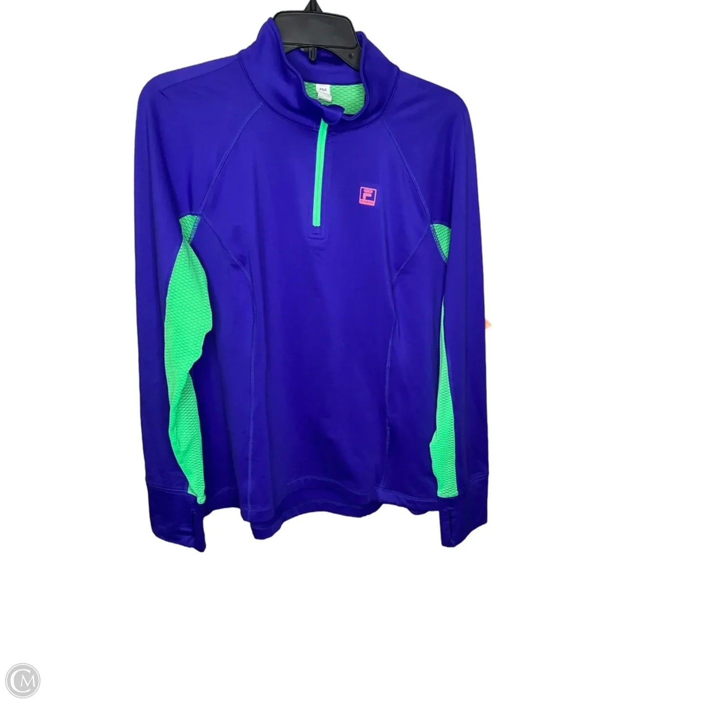Athletic Jacket By Fila In Purple, Size: Xl