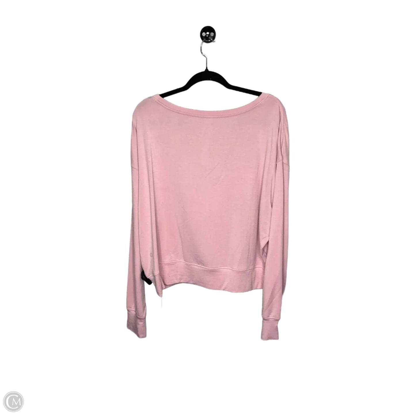 Top Long Sleeve By Lululemon In Pink, Size: L