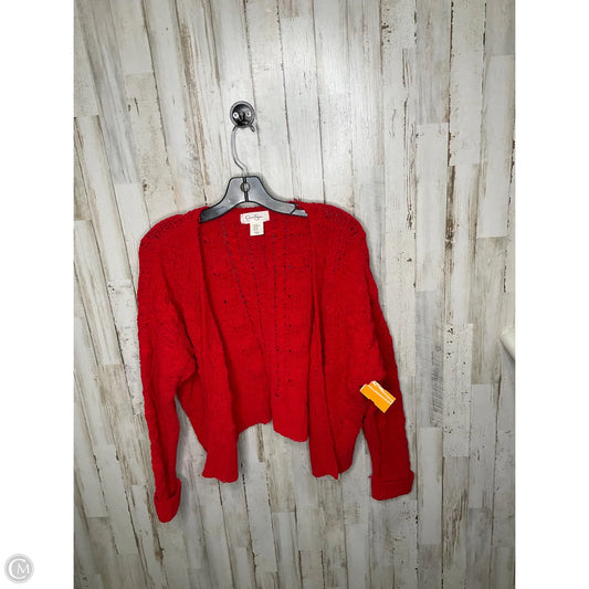 Cardigan By Jessica Simpson In Red, Size: Xs