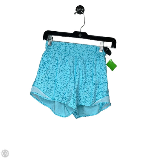 Athletic Shorts By Lululemon In Blue, Size: 2