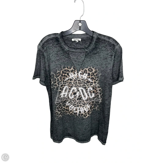 Top Short Sleeve By Maurices In Grey, Size: S