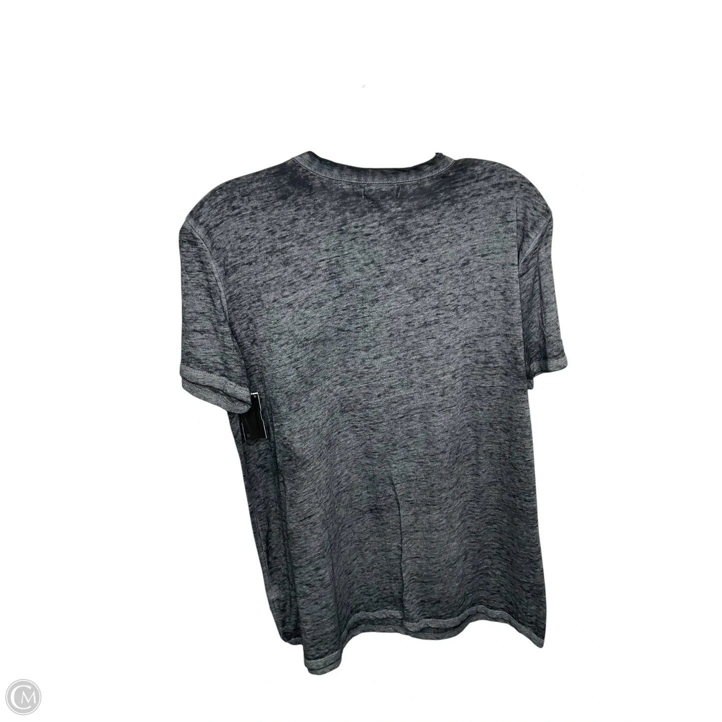 Top Short Sleeve By Maurices In Grey, Size: S