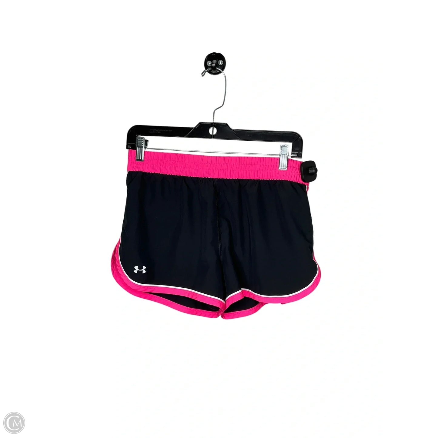 Athletic Shorts By Under Armour In Black & Pink, Size: S