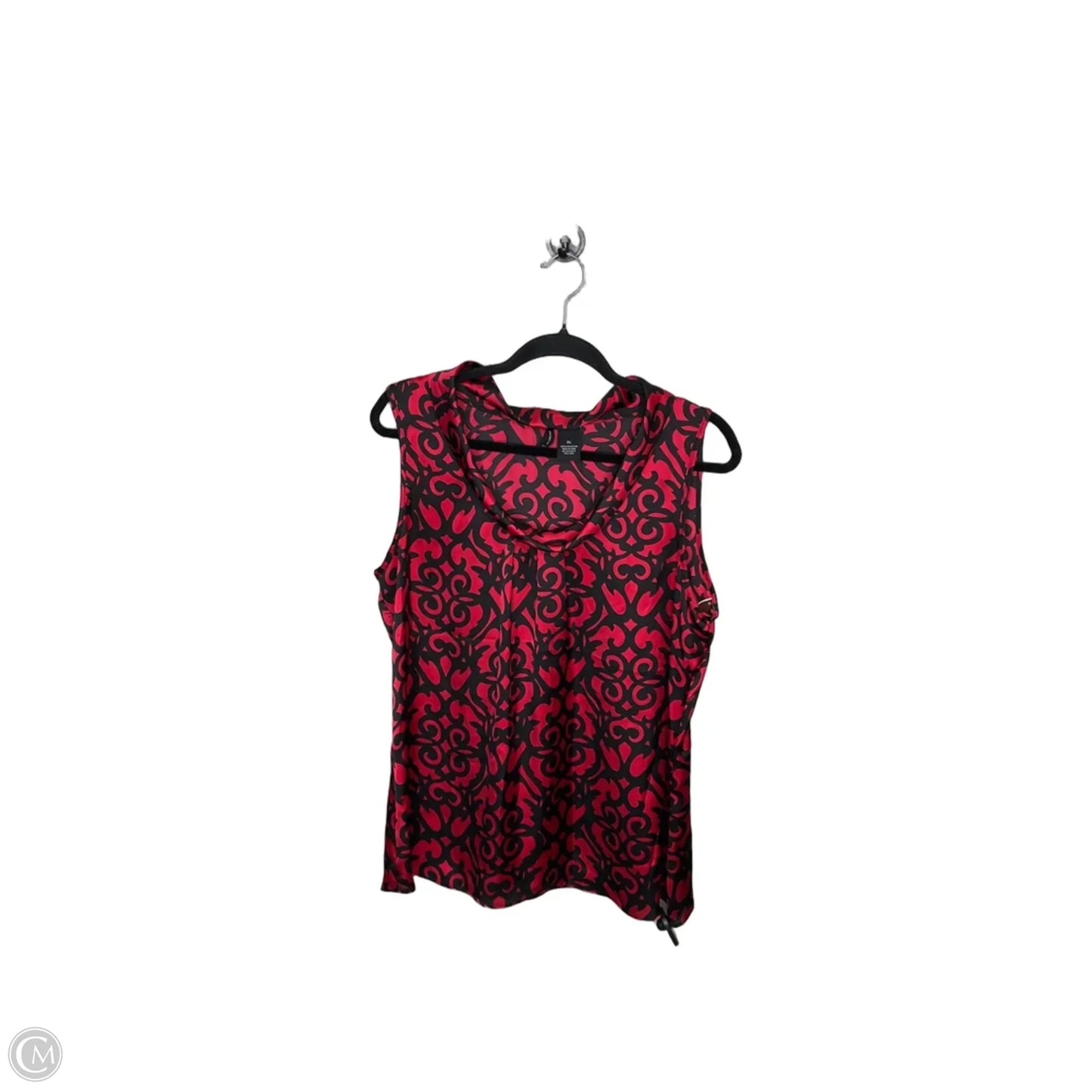 Top Sleeveless By New Directions In Red, Size: Xl