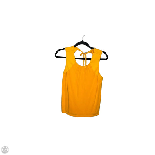 Top Sleeveless By Banana Republic In Orange, Size: S