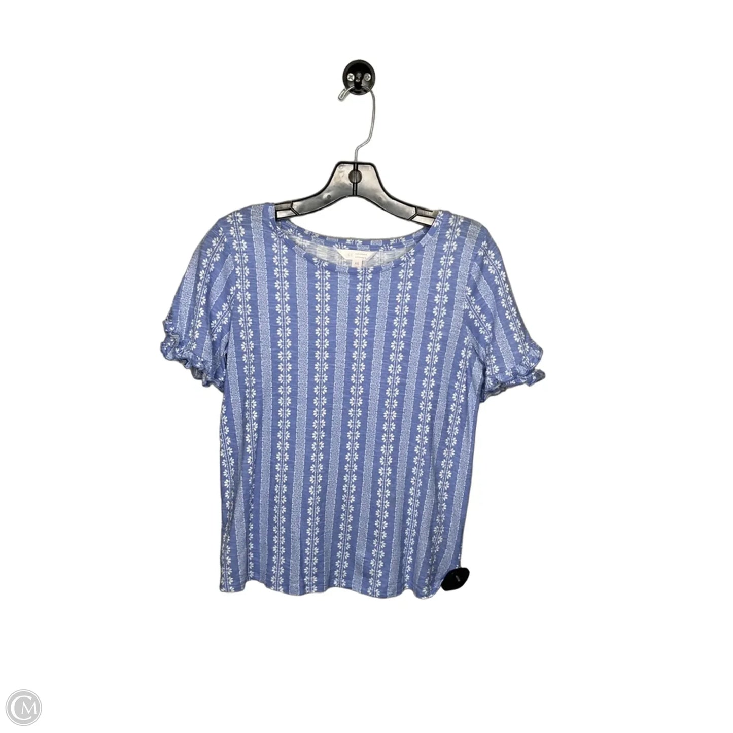 Top Short Sleeve By Lc Lauren Conrad In Blue, Size: Xs