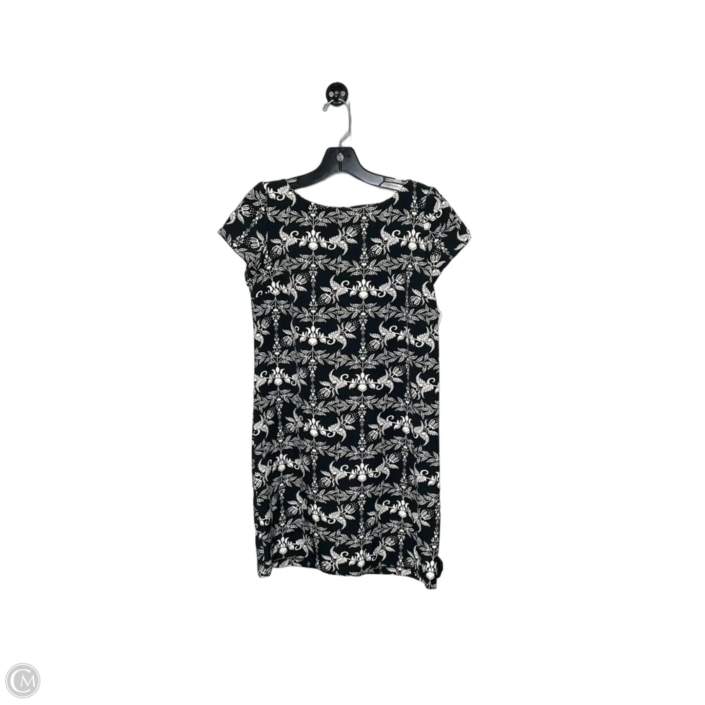 Dress Casual Midi By Zara In Black & White, Size: M