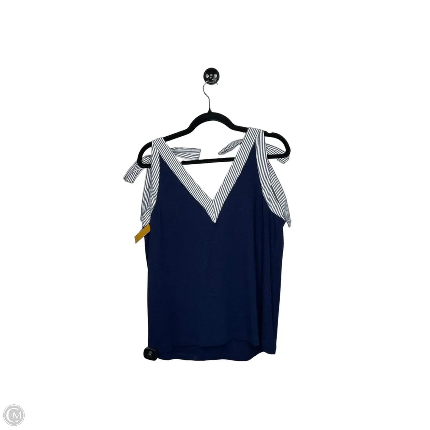 Top Sleeveless By Crown And Ivy In Navy, Size: L