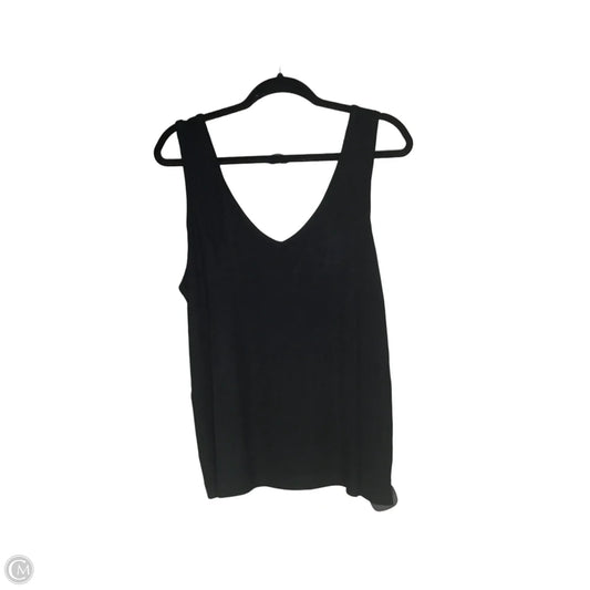 Top Sleeveless By Cabi In Black, Size: L