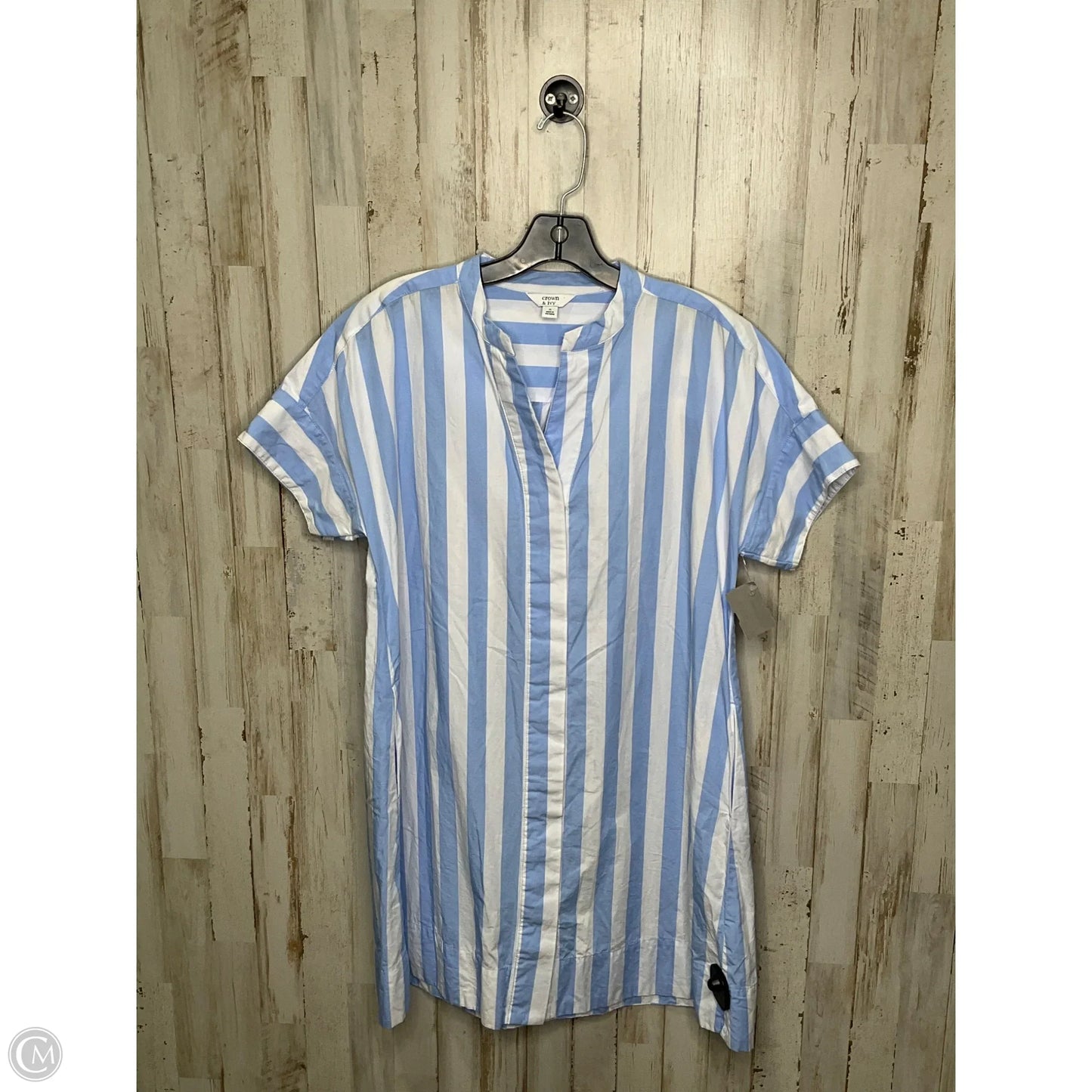 Dress Casual Midi By Crown And Ivy In Striped Pattern, Size: S