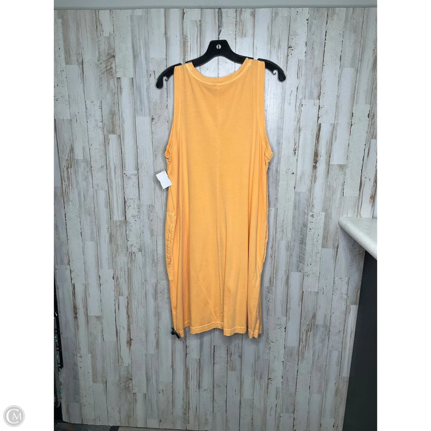 Dress Casual Midi By Old Navy In Orange, Size: Xl