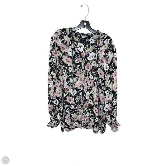 Top Long Sleeve By Torrid In Floral Print, Size: 4x