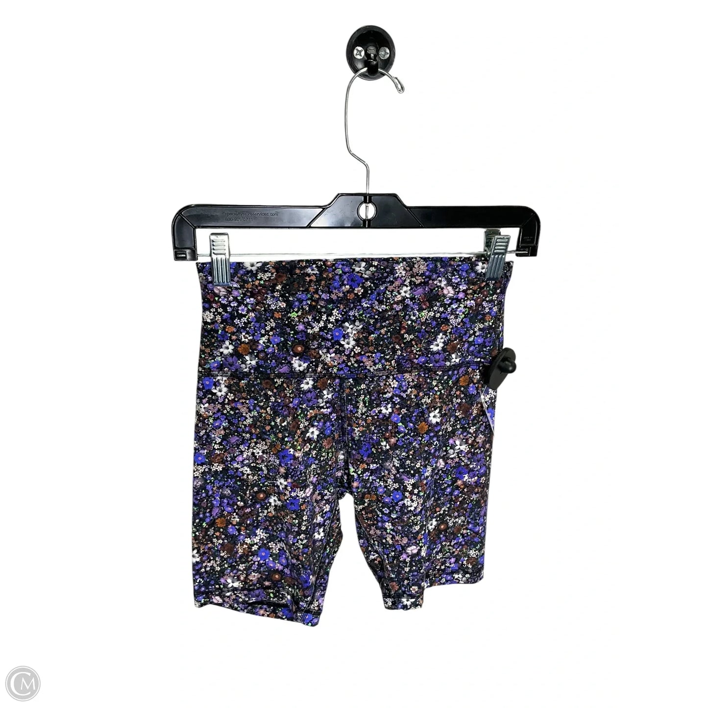Athletic Shorts By Lululemon In Floral Print, Size: 6