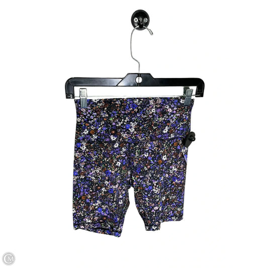 Athletic Shorts By Lululemon In Floral Print, Size: 6