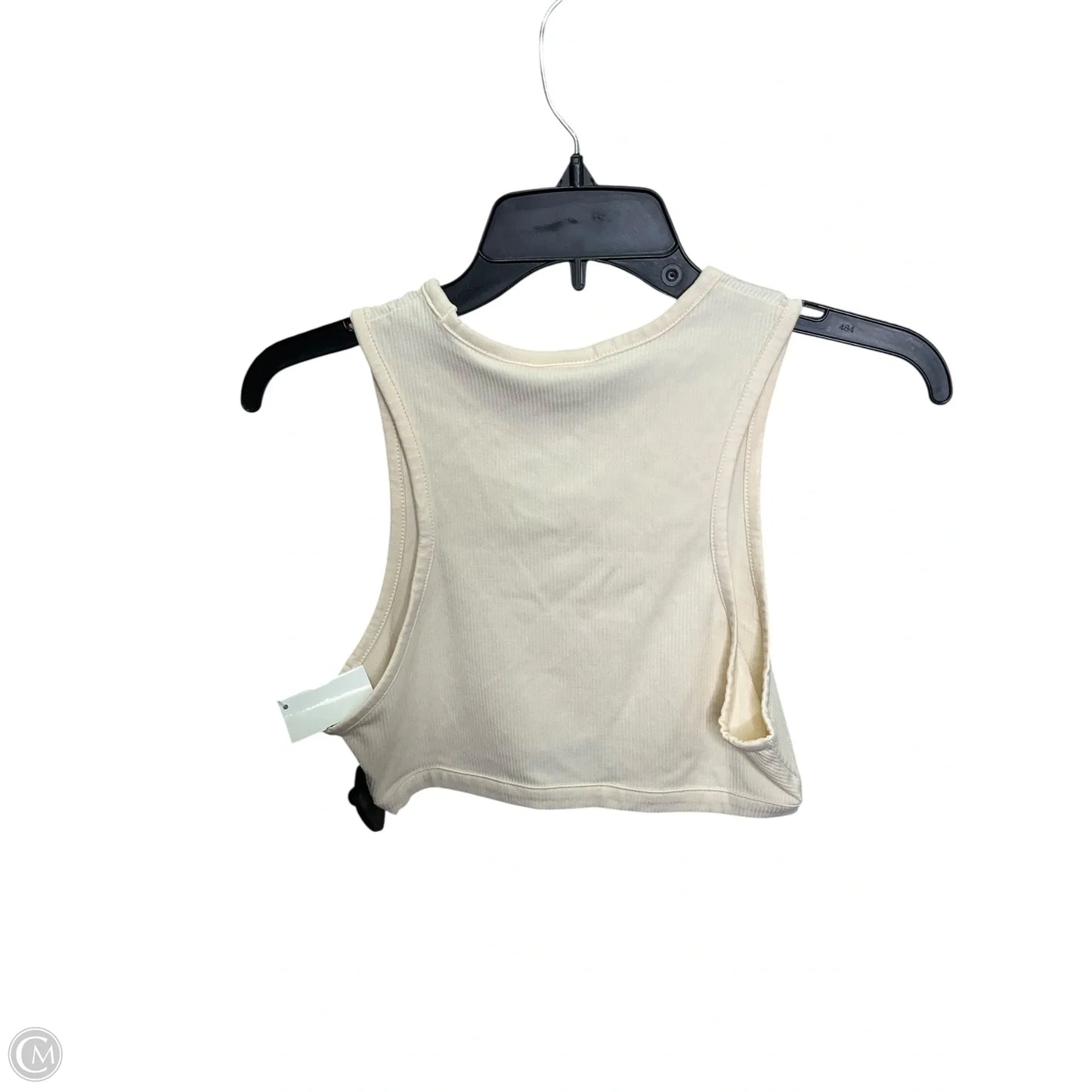 Athletic Tank Top By Adidas In Cream, Size: S