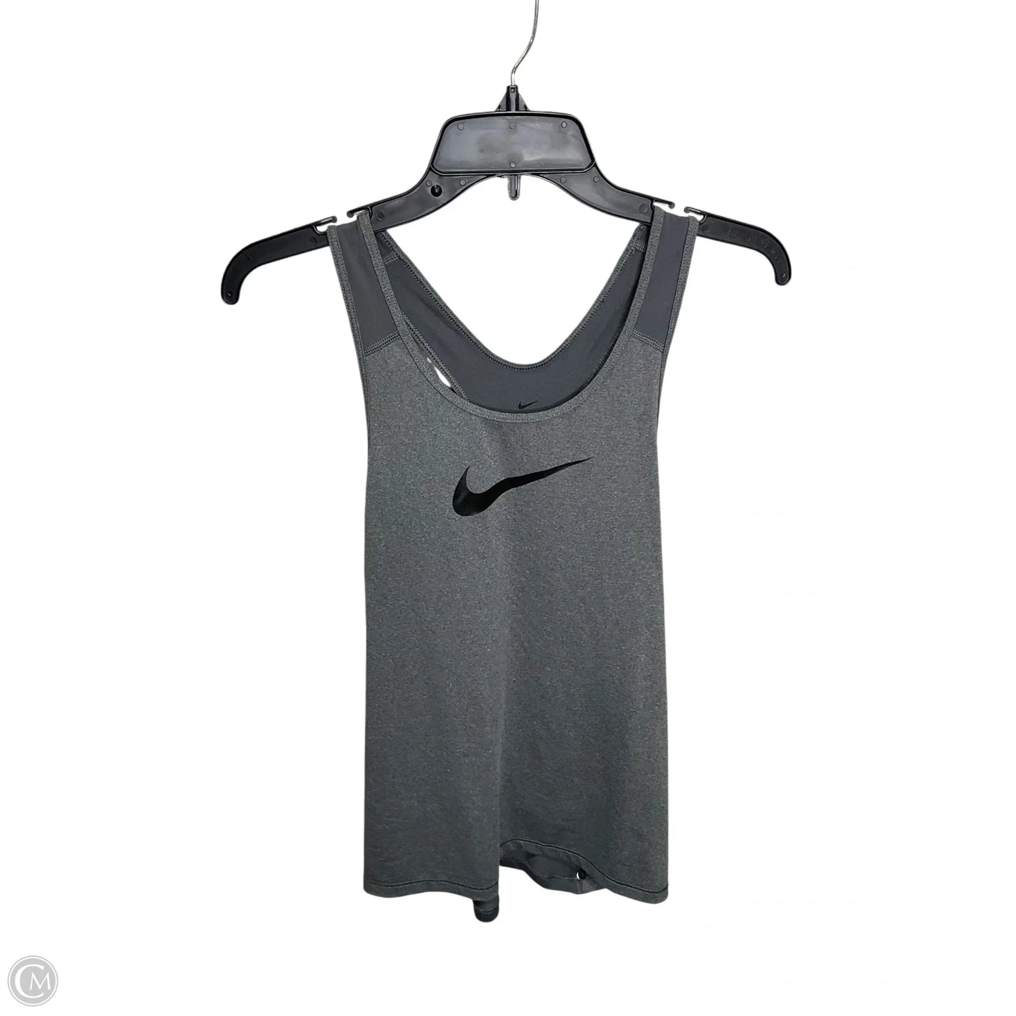 Athletic Tank Top By Nike Apparel In Grey, Size: M