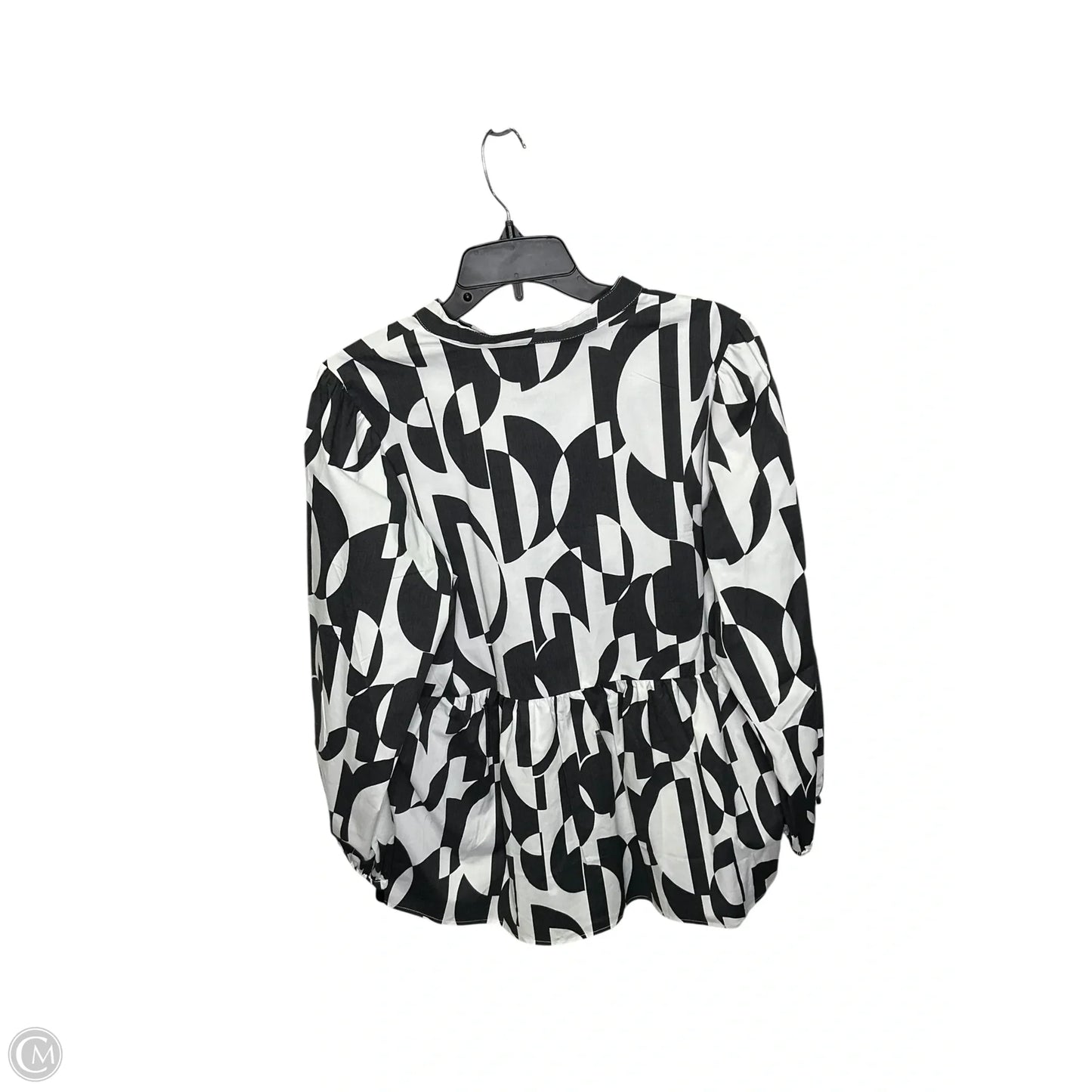 Top Long Sleeve By Belle By Kim Gravel In Blue, Size: M