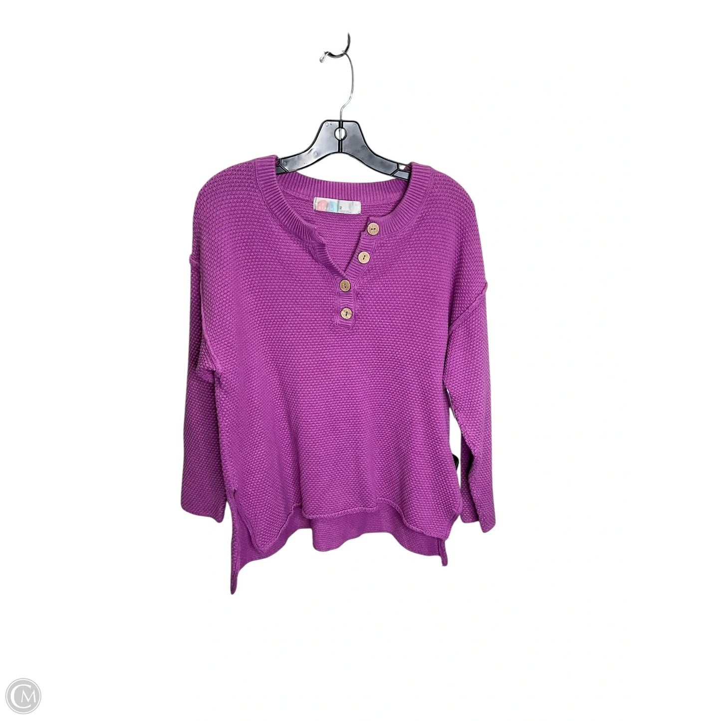 Top Long Sleeve By Free People In Purple, Size: Xs
