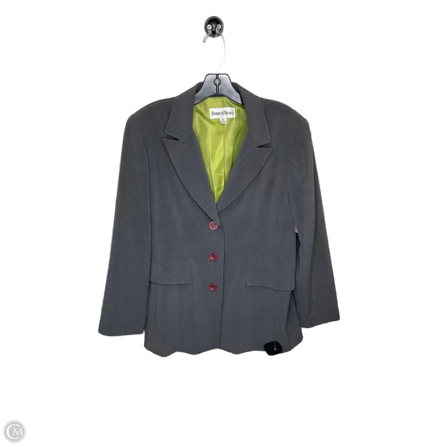Blazer By Dannyandnicole In Grey, Size: L