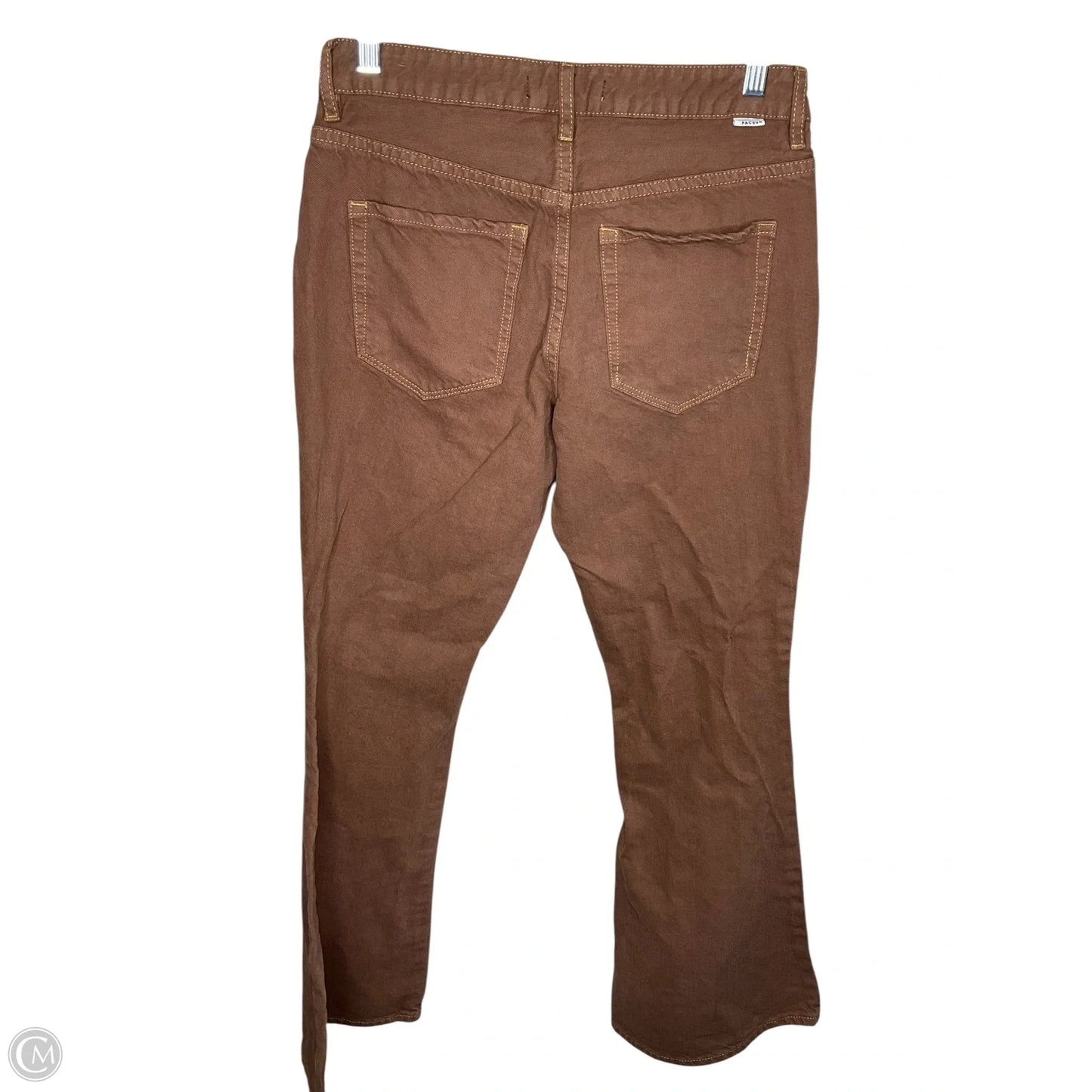 Jeans Flared By Pacsun In Brown, Size: 4