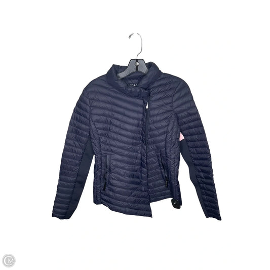 Jacket Puffer & Quilted By Michael By Michael Kors In Navy, Size: S