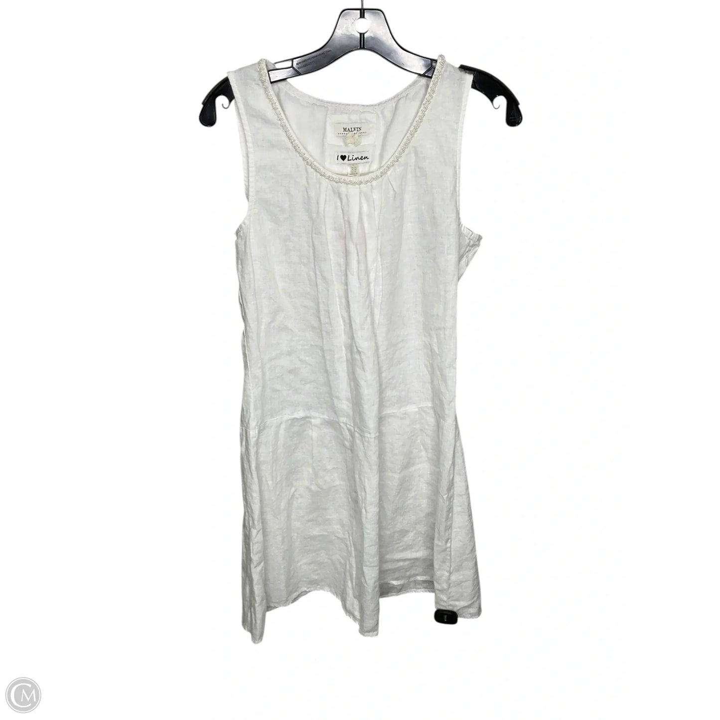 Dress Casual Midi By Cmc In White, Size: L