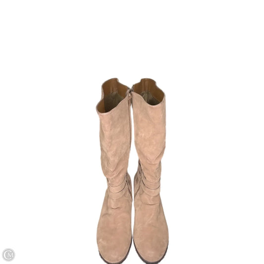 Boots Mid-calf Flats By Torrid In Brown, Size: 10