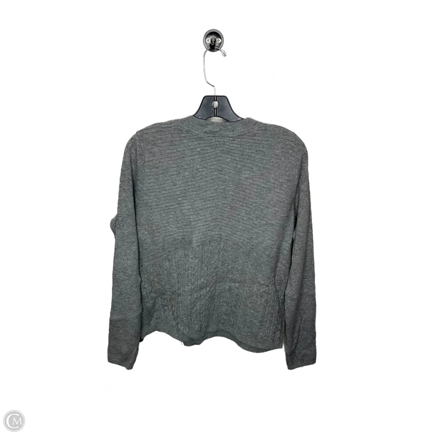 Top Long Sleeve By Cabi In Grey, Size: M