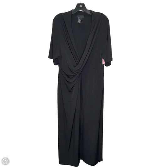 Dress Casual Maxi By Clothes Mentor In Black, Size: 1x