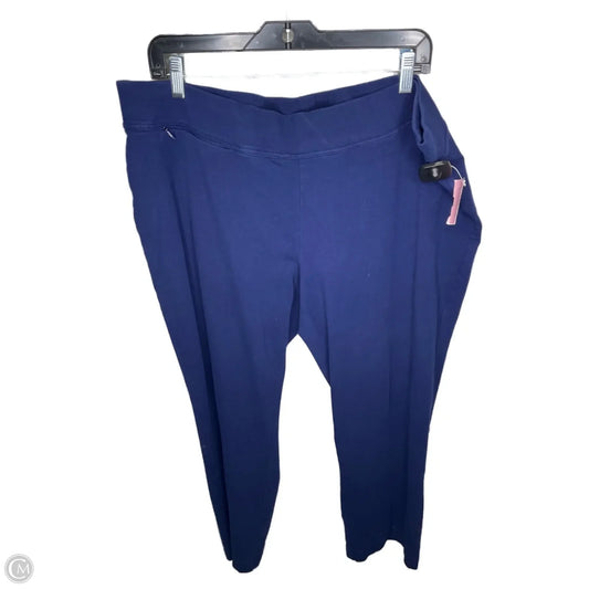 Pants Lounge By Lands End In Navy, Size: 2x