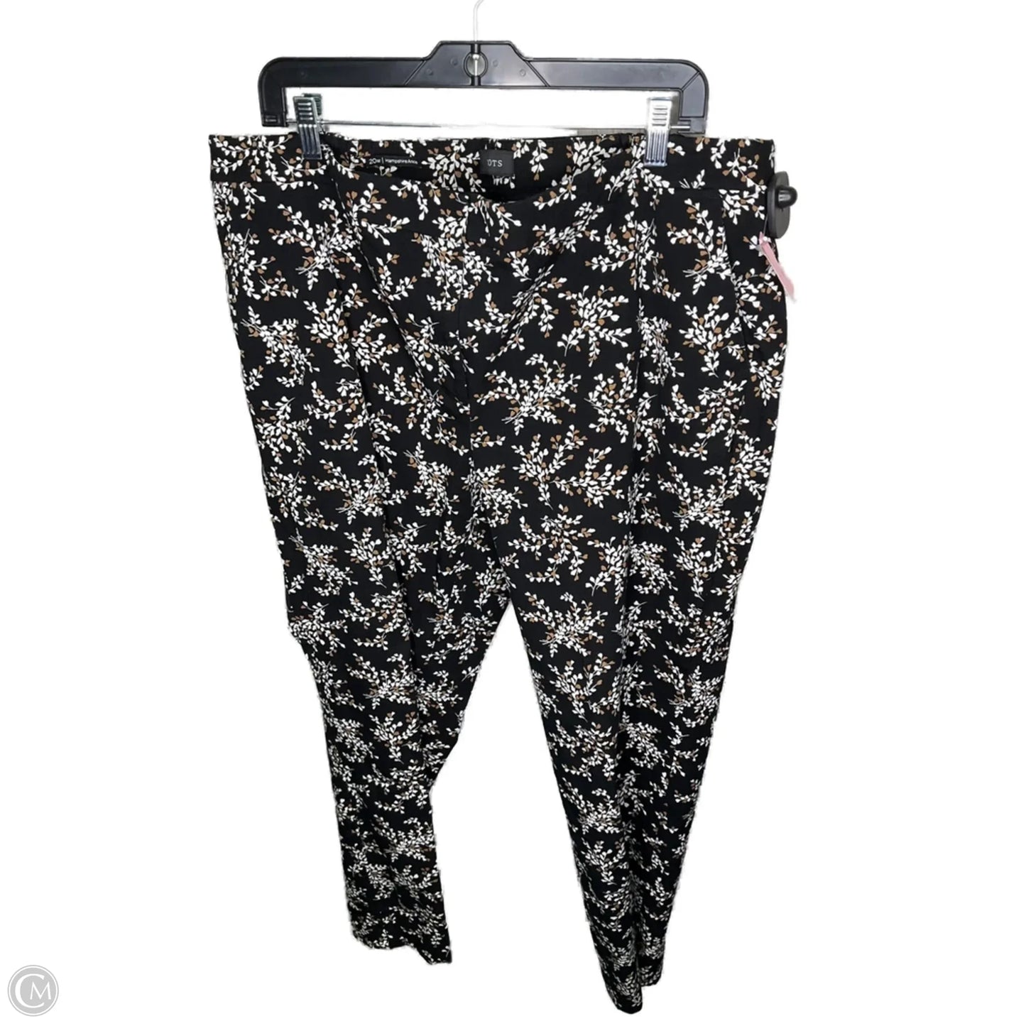 Pants Dress By Talbots In Black & Brown, Size: 20