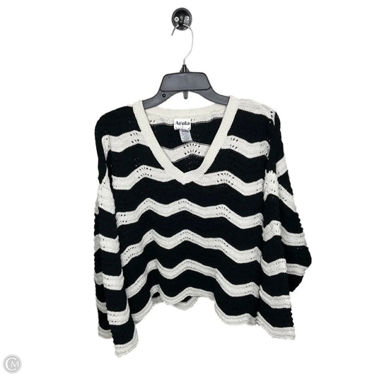 Sweater By Altard State In Black & Cream, Size: L