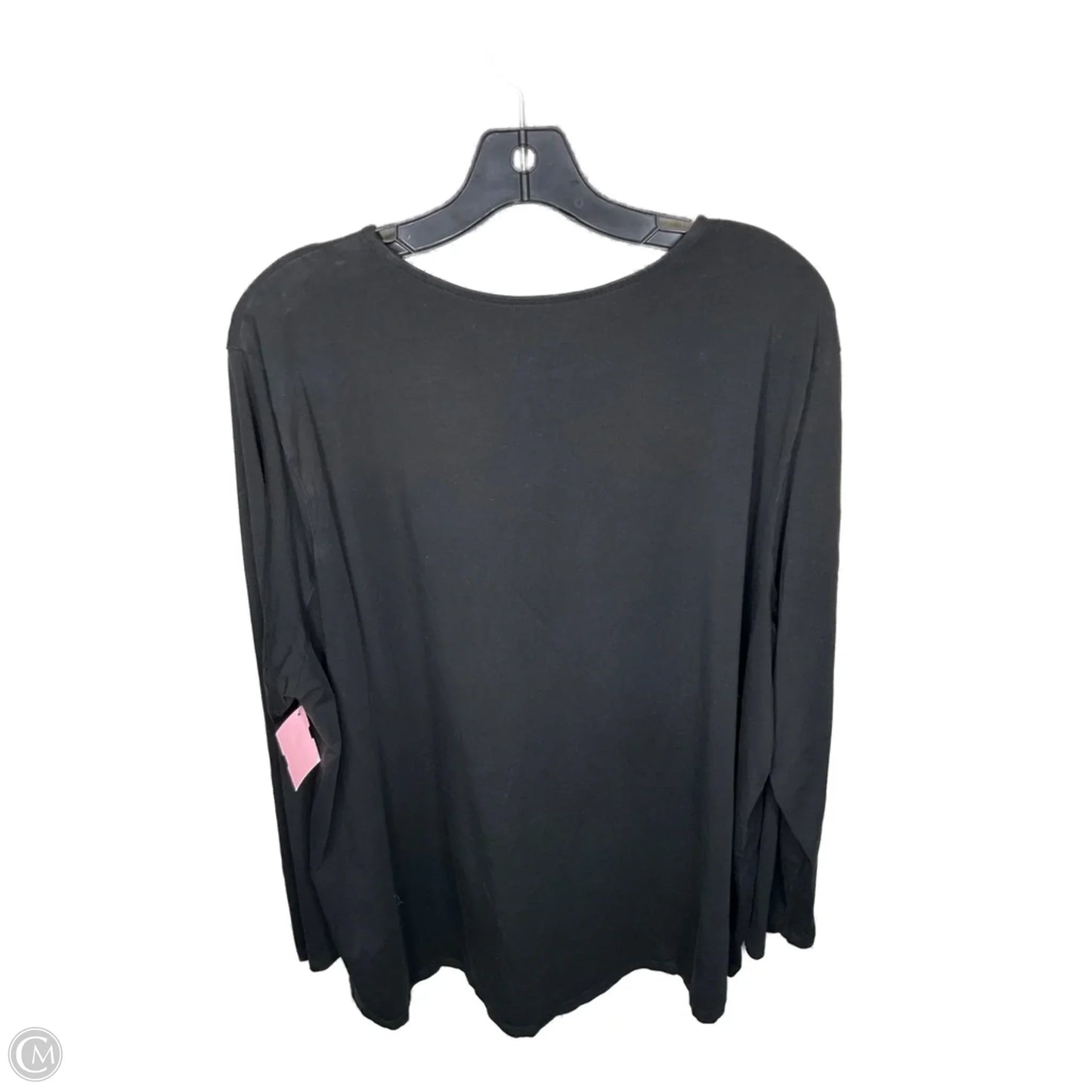 Top Long Sleeve By Pure Jill In Black, Size: 3x
