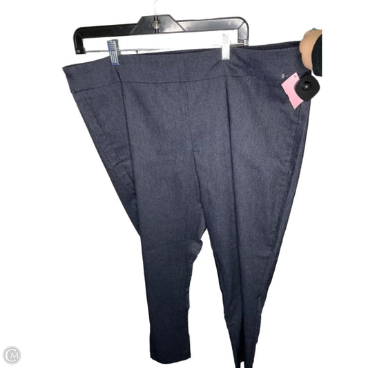 Pants Dress By Jones And Co In Navy, Size: 3x