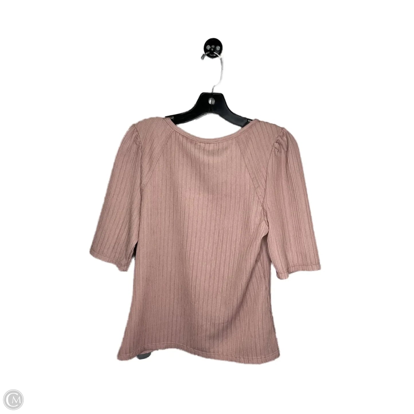 Top Short Sleeve By Max Studio In Pink, Size: Xl