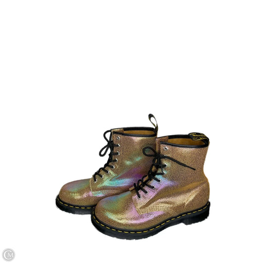 Boots Mid-calf Flats By Dr Martens In Multi-colored, Size: 8.5