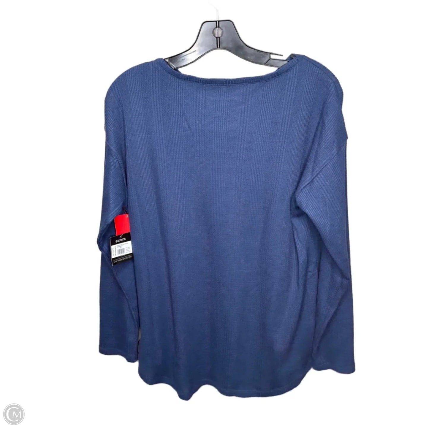 Top Long Sleeve By Eddie Bauer In Blue, Size: M