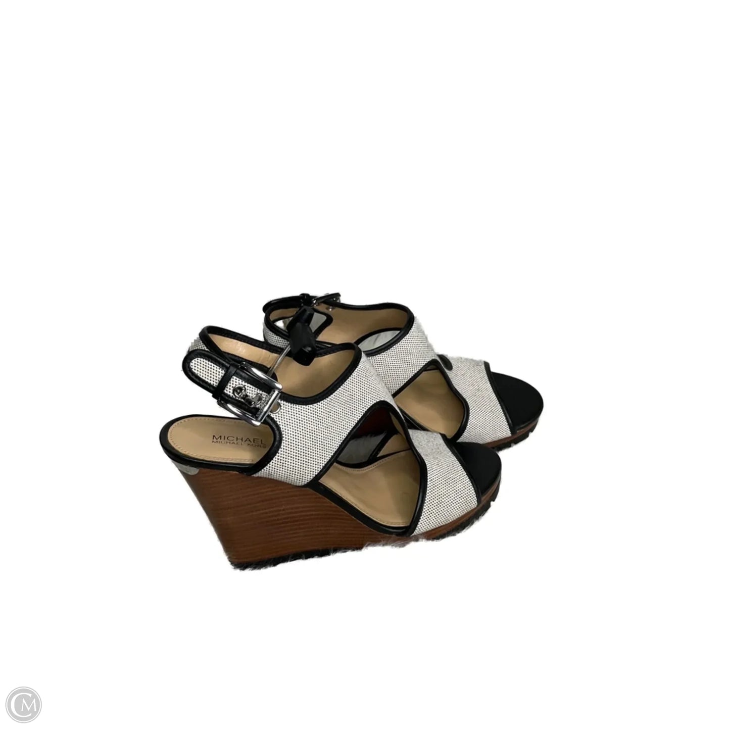 Shoes Designer By Michael Kors In Brown & Cream, Size: 8