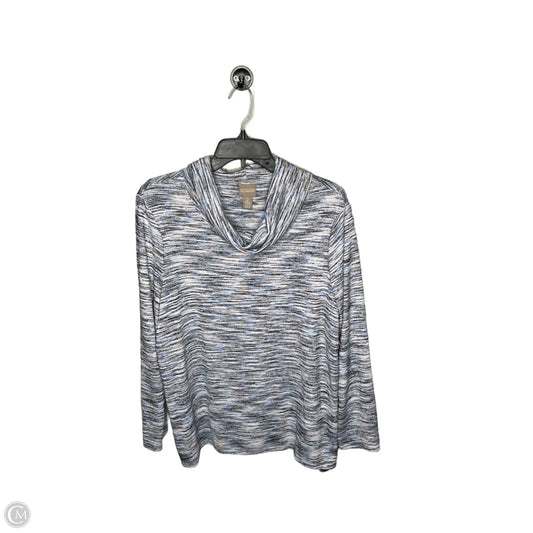 Top Long Sleeve By Chicos In Multi-colored, Size: L