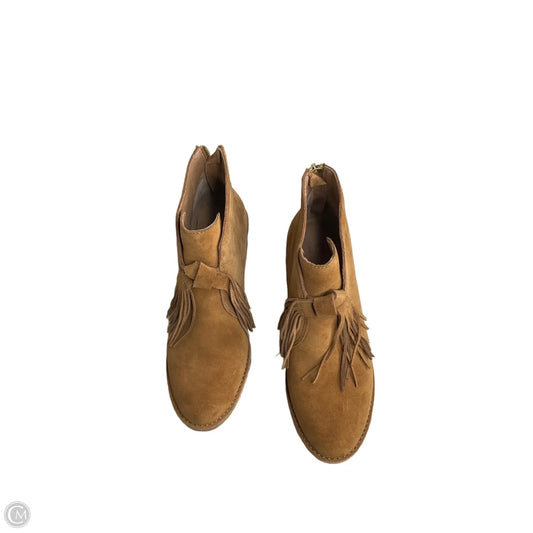 Boots Designer By Ugg In Brown, Size: 7