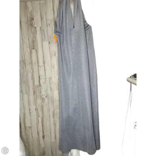 Dress Casual Maxi By Zara In Silver, Size: S