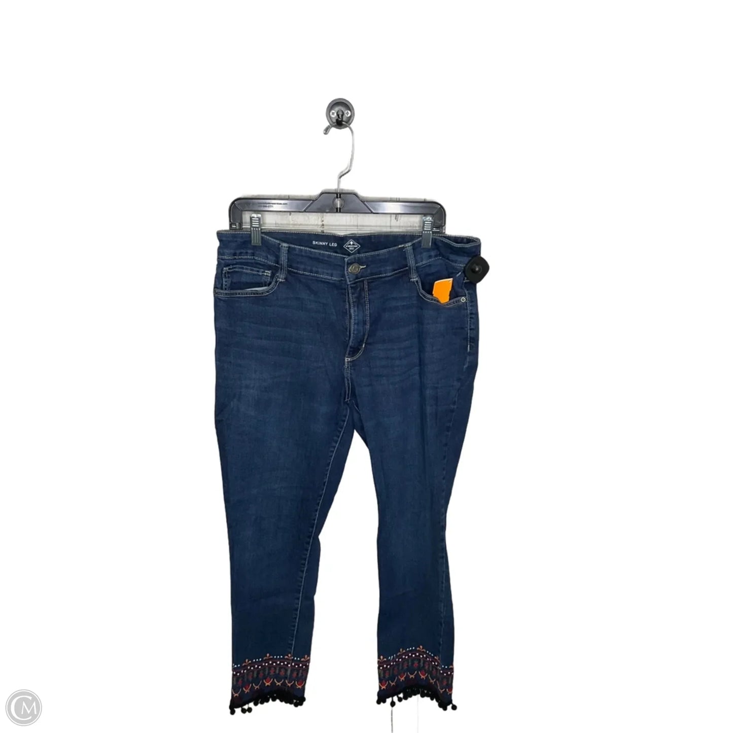 Jeans Straight By St Johns Bay In Blue Denim, Size: 16