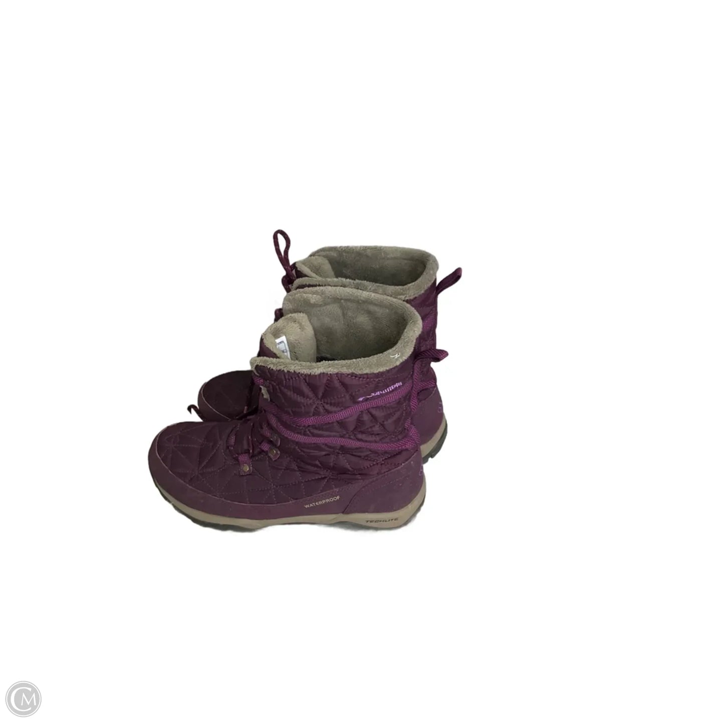 Boots Hiking By Columbia In Purple, Size: 11