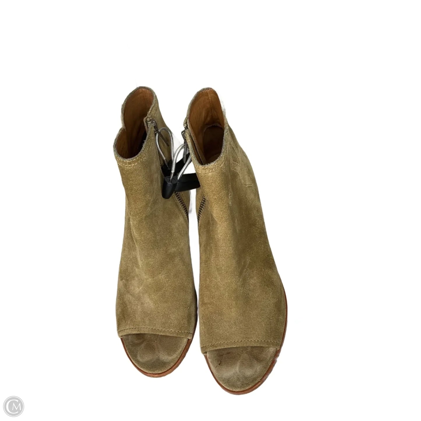 Boots Designer By Frye In Brown, Size: 9.5