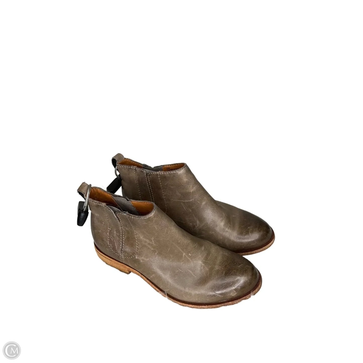 Boots Ankle Flats By Kork Ease In Brown, Size: 6.5