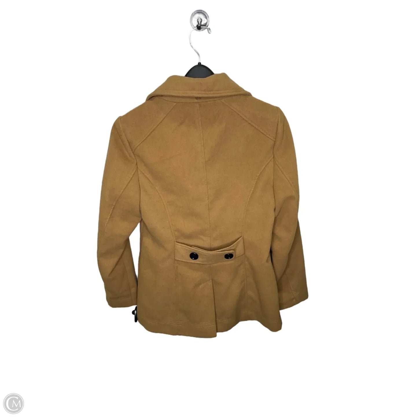 Coat Wool By Madison In Beige, Size: M